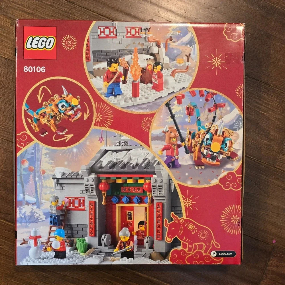 LEGO 80106 Story of Nian Chinese New Year Lunar Festival 1067 Pcs New Sealed